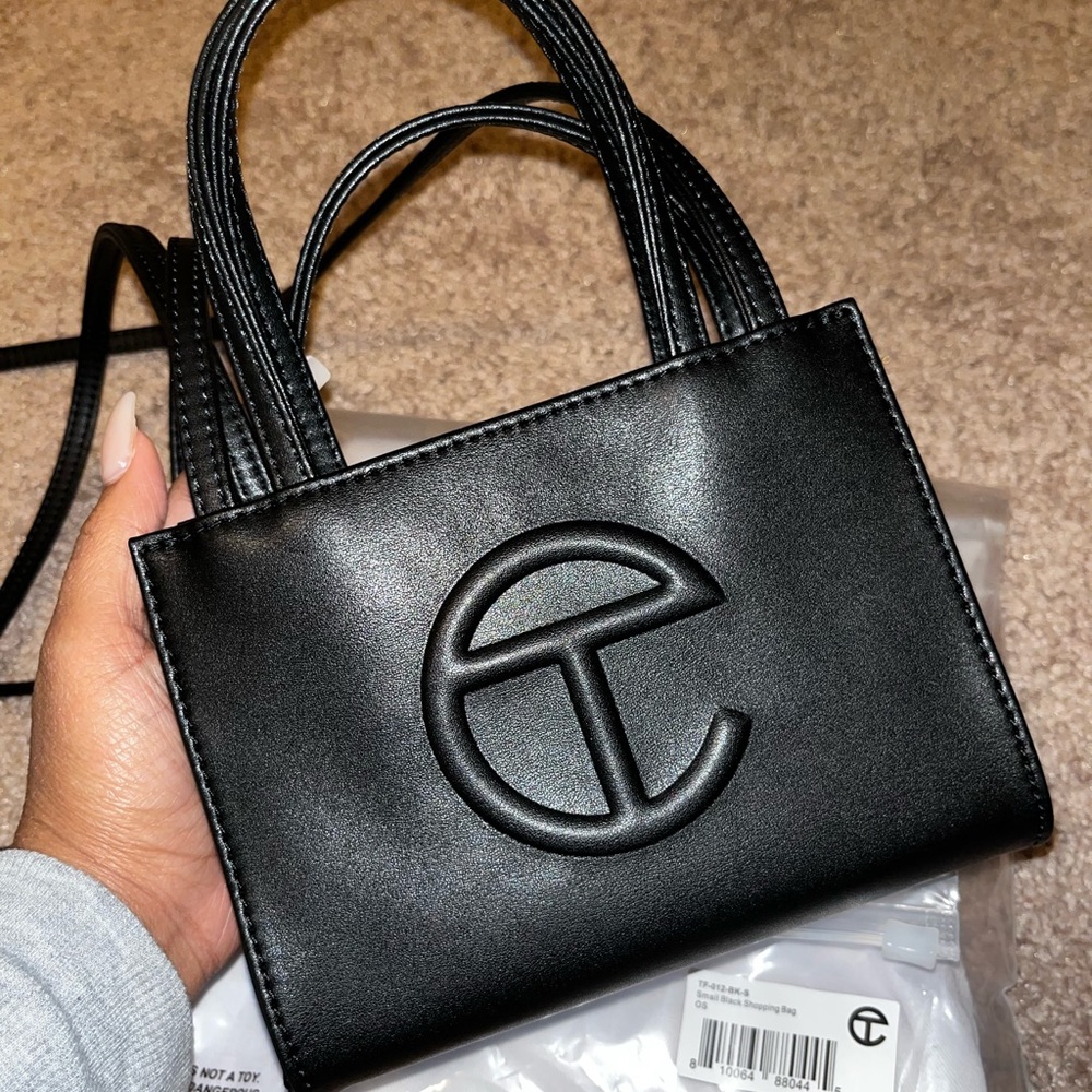 Telfar Small Black Shopping Bag